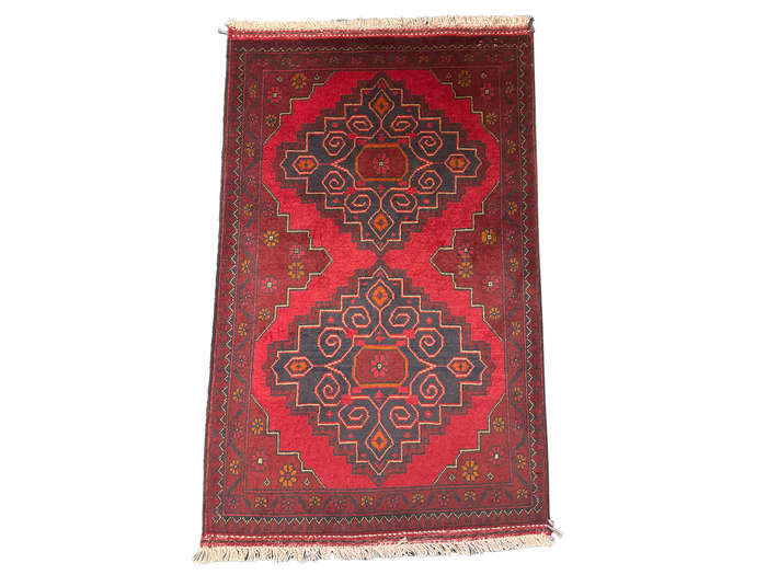 Beautiful Afghan Turkman Carpet 125 x 79 CM