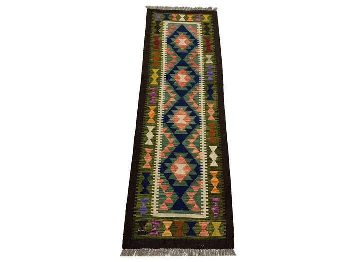 Stunning Afghan Maimana kilim Runner 188 x 65 CM