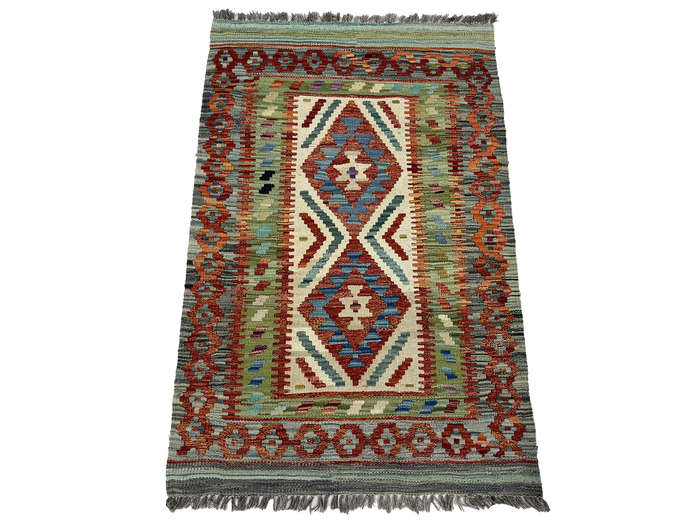 Beautiful Afghan Handmade Kilim 126 x 81 CM