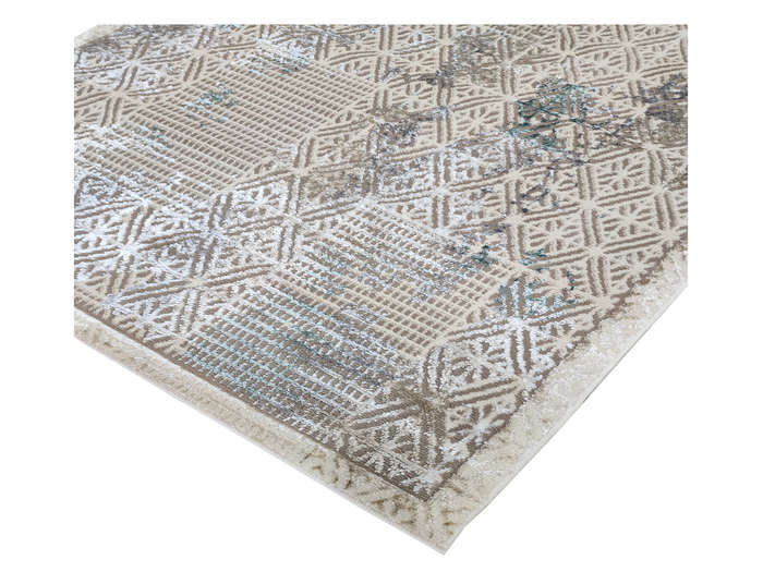 Beautiful Beige Machine Made Carpet 160 x 110 CM