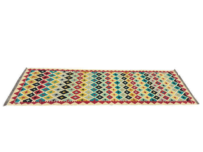Stunning Afghan Choubi kilim Runner 247 x 85 CM
