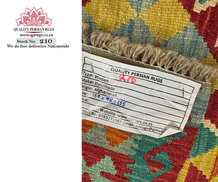 Gorgeous Afghan Choubi Kilim 159 x 98 CM