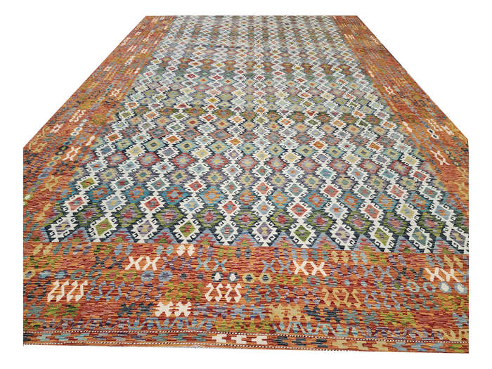 Fine Afghan choubi kilim 683 X 412 cm