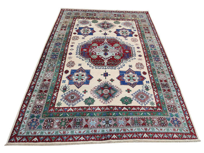 Gorgeous Afghan Kazaq Carpet 242 x 183 CM