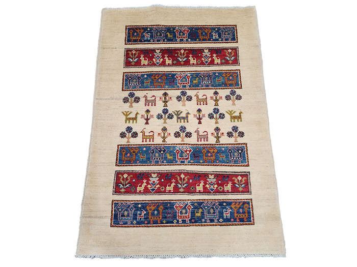 Stunning Afghan Ariana Carpet 152 X 104 CM