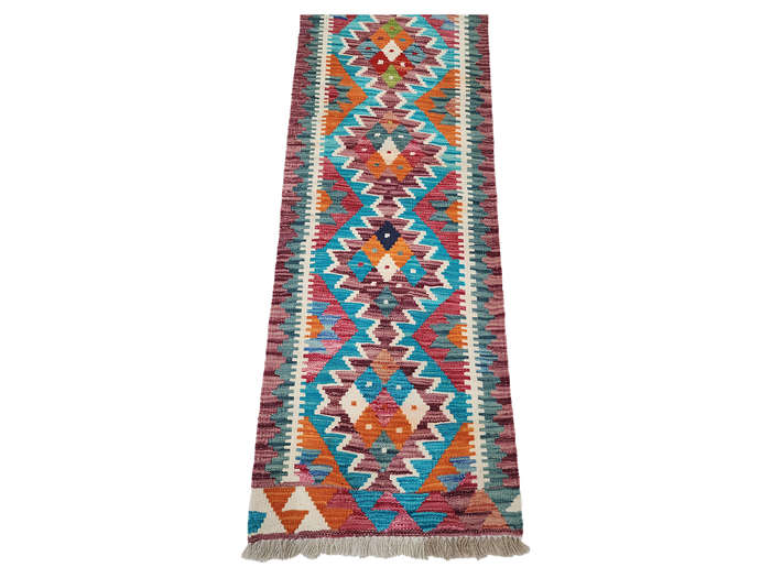 Beautiful Afghan Choubi Kilim Runner 191 x 57 CM