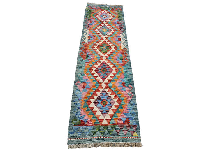 Stunning Afghan Choubi Kilim Runner 197 x 62 CM