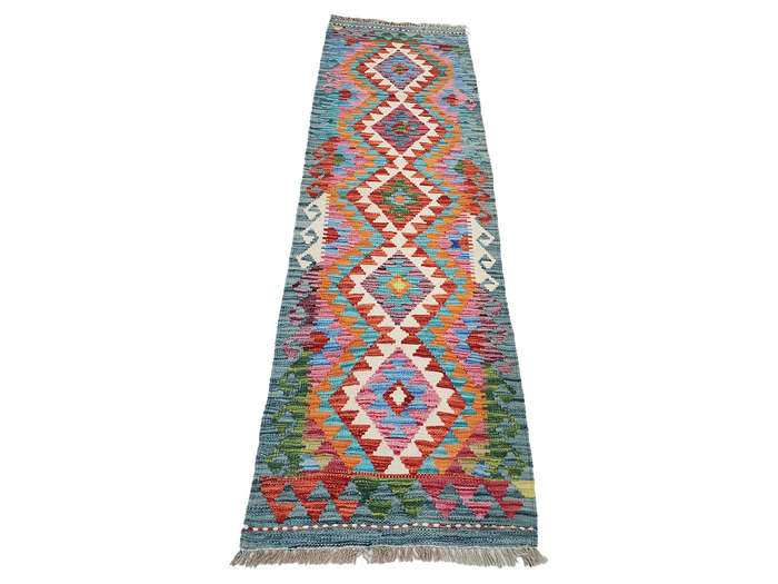 Stunning Afghan Choubi Kilim Runner 197 x 62 CM