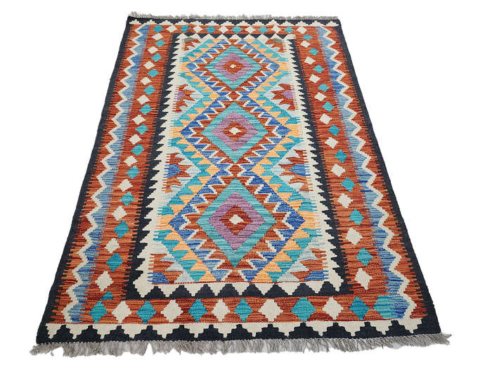 Incredible Afghan Choubi kilim 168 x 121 CM