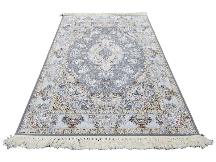 Beautiful Iranian Gilan Grey Carpet 225 x 150 CM