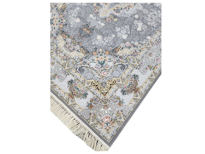 Beautiful Iranian Gilan Grey Carpet 225 x 150 CM