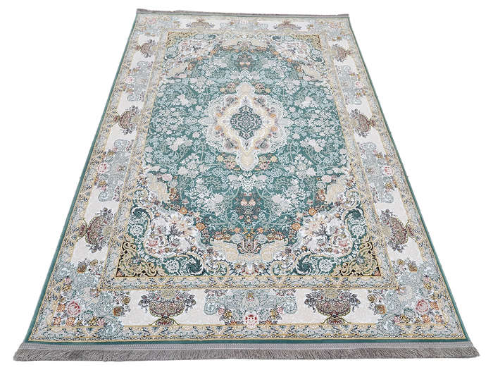 Stunning Persian Soft Green Carpet 225 x 150 CM