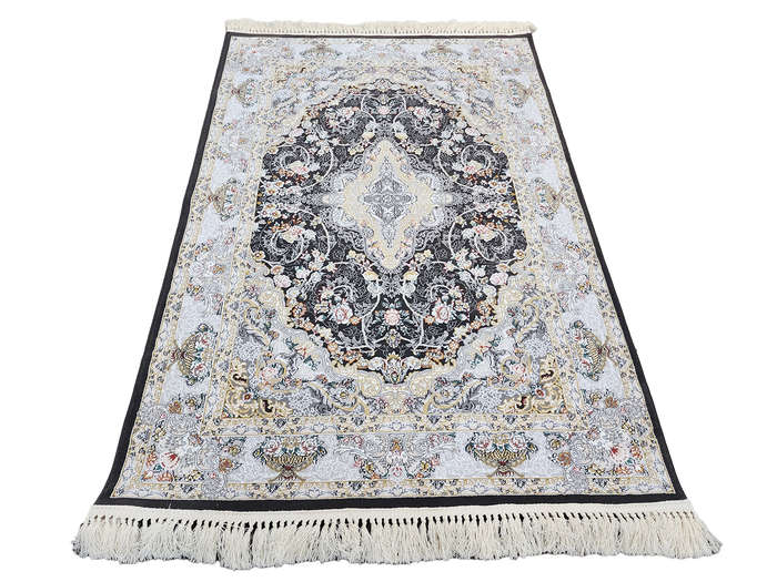 Beautiful Persian Gilan Grey Carpet 150 x 100 CM