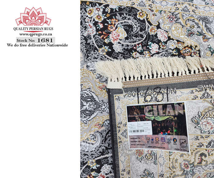 Beautiful Persian Gilan Grey Carpet 150 x 100 CM