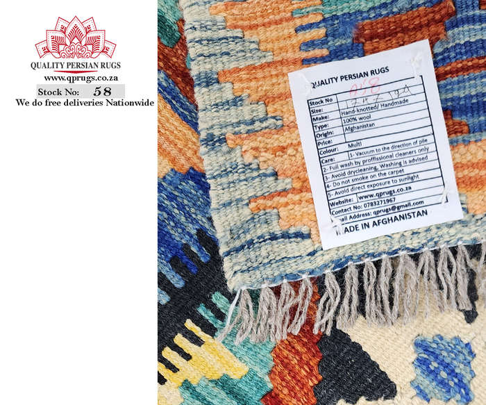 Fine Afghan Choubi kilim 174 x 129 CM