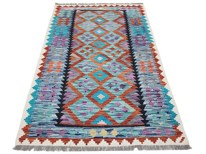 Stunning Afghan Choubi kilim 189 x 123 CM
