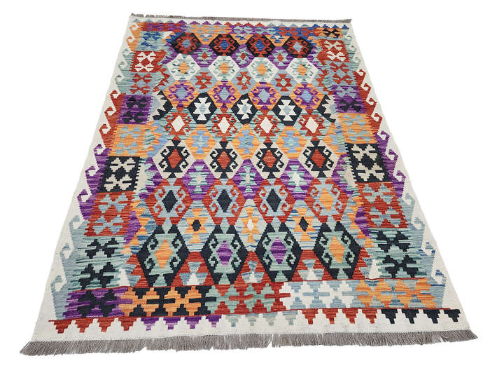 Gorgeous Afghan Choubi Kilim 201 x 150 CM