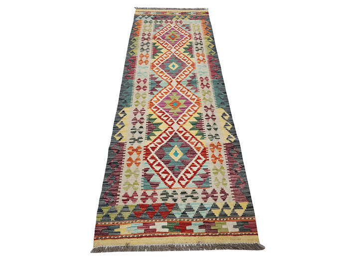 Gorgeous Afghan Choubi Kilim Runner 195 x 71 CM