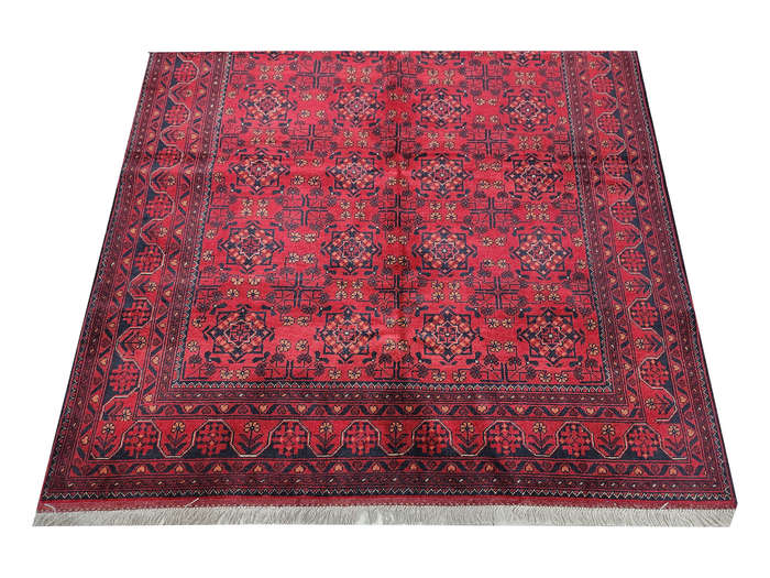 Stunning Afghan Turkman Carpet 226 x 168 cm