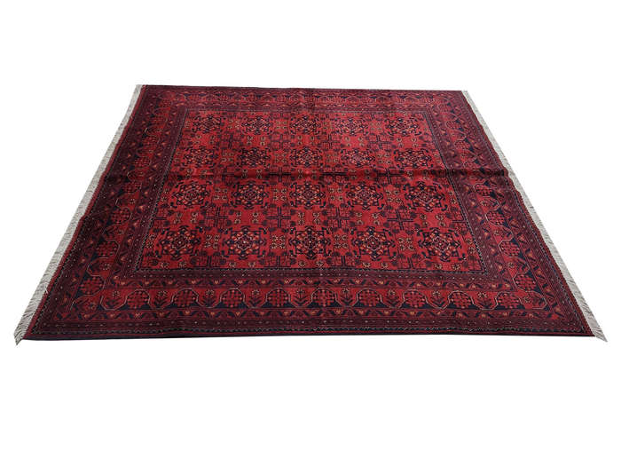 Stunning Afghan Turkman Carpet 226 x 168 cm