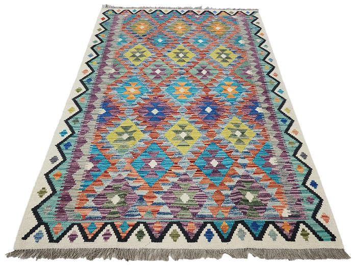 Incredible Afghan Choubi Kilim 193 x 139 CM