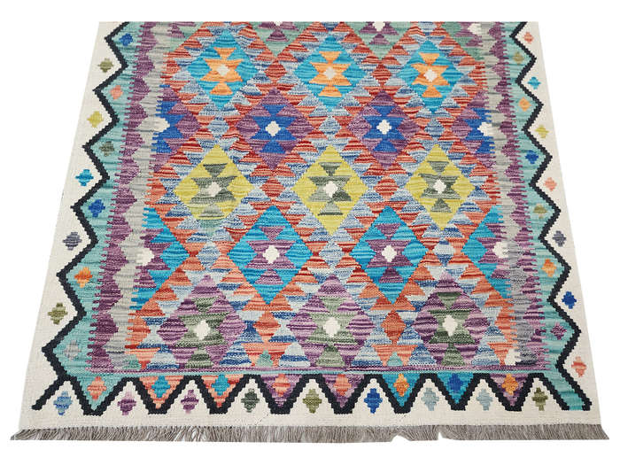 Incredible Afghan Choubi Kilim 193 x 139 CM