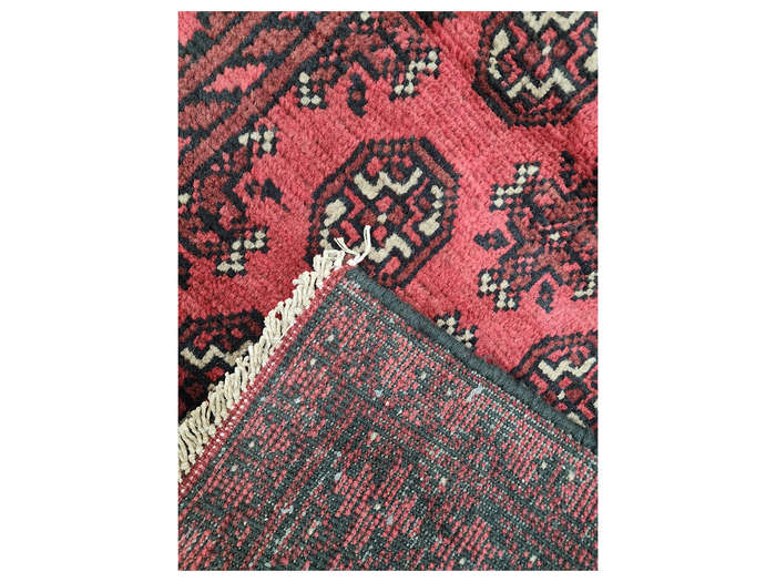 Beautiful 5 Meter Red Afghan Handmade Runner 476 x 77 CM