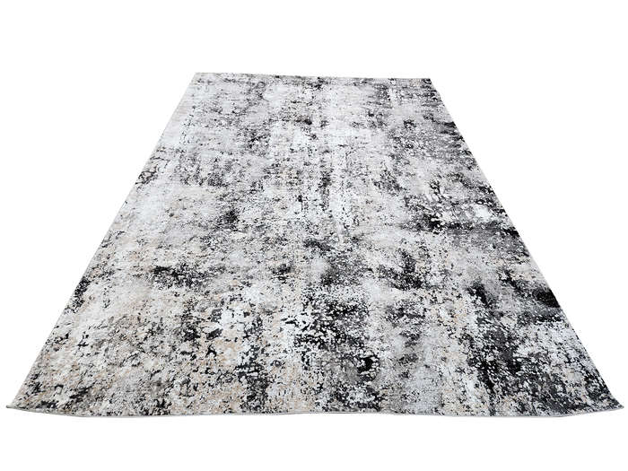 Grey And Black Machine Made Carpet 400 x 300 CM