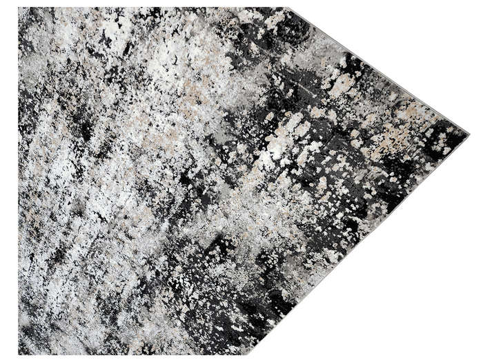 Grey And Black Machine Made Carpet 400 x 300 CM