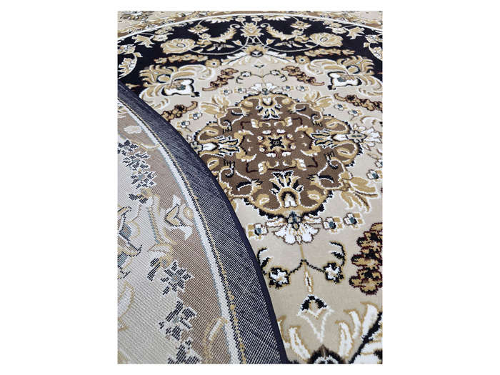 Navy Persian Style Round Carpet 200 x 200 CM