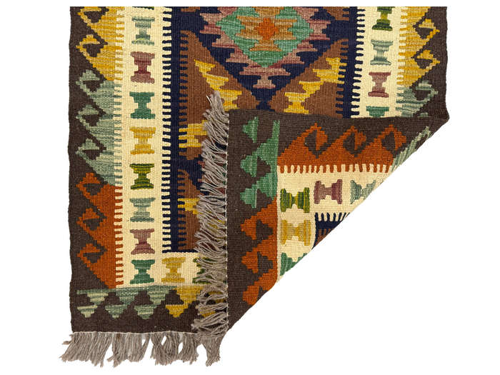 Gorgeous Afghan Maimana Kilim Runner 211 x 66 CM