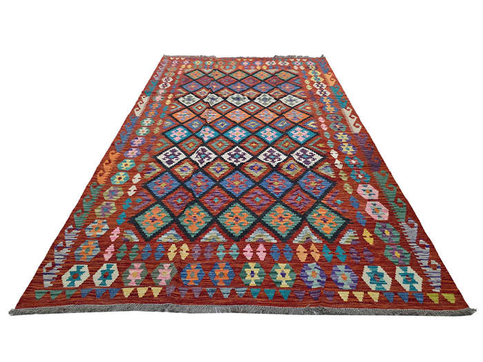Stunning Afghan Handmade Kilim 308 x 201 CM