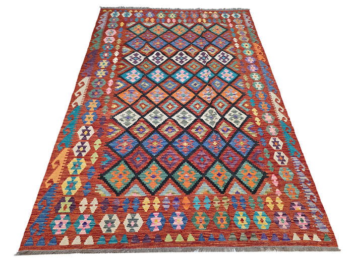 Stunning Afghan Handmade Kilim 308 x 201 CM