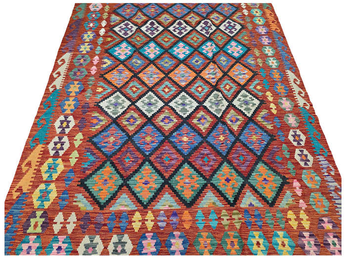 Stunning Afghan Handmade Kilim 308 x 201 CM