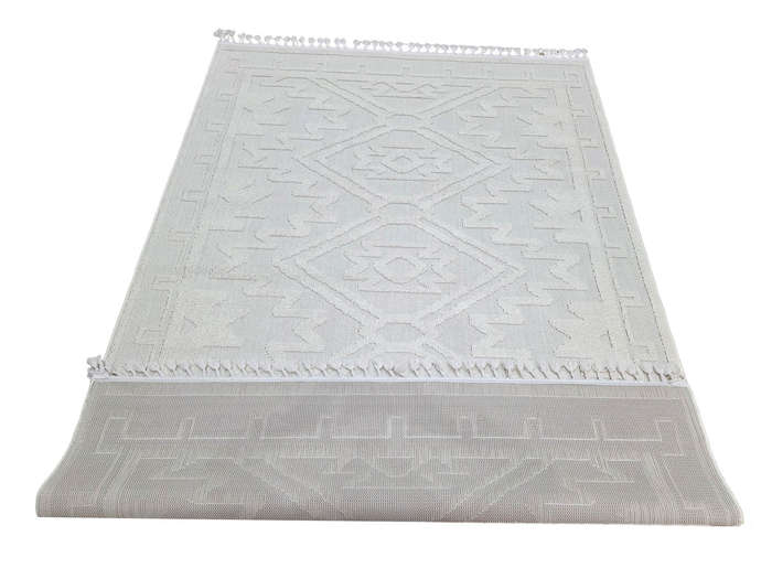 Beautiful Cream Machine Made Jute Carpet 290 X 200 CM