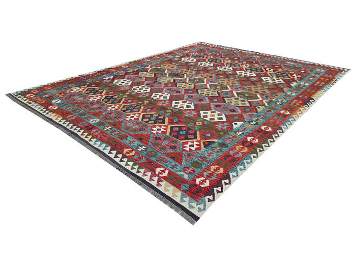 Fine Afghan Choubi Kilim 395 x 305 cm