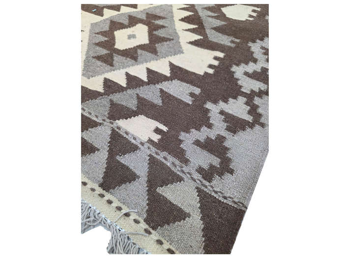 Beautiful 4 Meter Afghan Natural Kilim Runner 395 x 80 CM