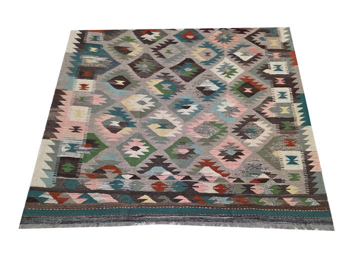 Stunning Afghan Handwoven Kilim 295 X 194 cm