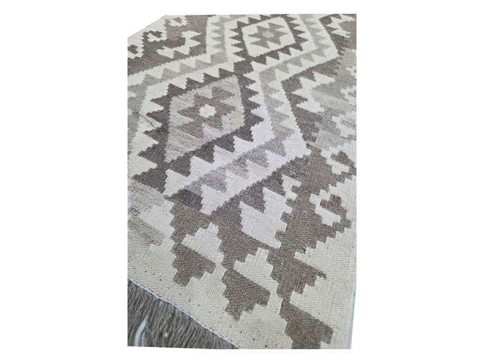 Stunning Handwoven Natural Kilim 245 x 67 cm