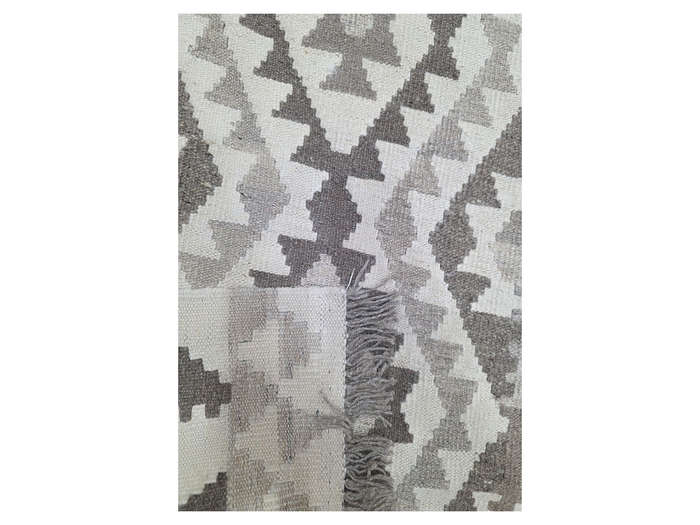 Stunning Handwoven Natural Kilim 245 x 67 cm