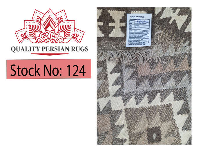 Fine Handwoven woolen Natural Kilim  285 x 197cm