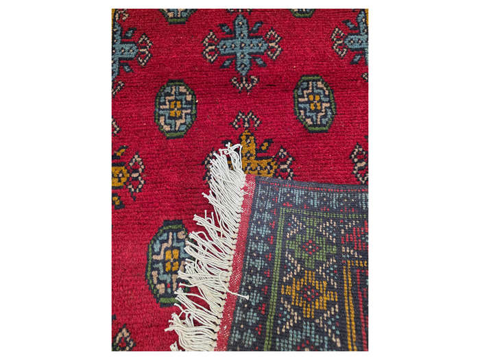 Gorgeous Afghan Kunduz Bukhara Carpet 291 x 84 CM