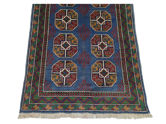 Gorgeous Afghan Kunduz Elephant Foot Design Carpet 176 x 123 CM