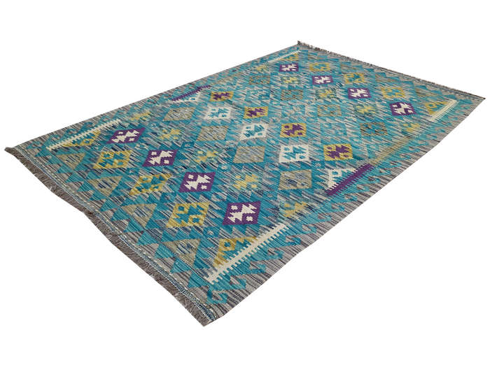 Stunning Handmade woolen Kilim Rug 181 x 124cm