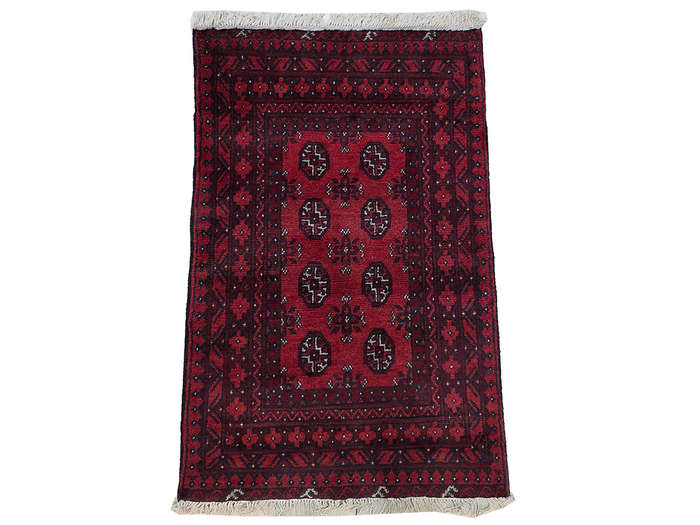 Gorgeous Afghan Bukhara Design Carpet - 125 x 80 CM