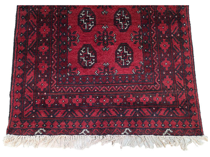 Gorgeous Afghan Bukhara Design Carpet - 125 x 80 CM