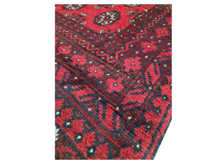 Gorgeous Afghan Bukhara Design Carpet - 125 x 80 CM