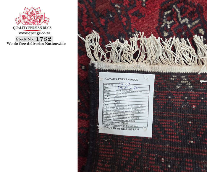 Gorgeous Afghan Bukhara Design Carpet - 125 x 80 CM