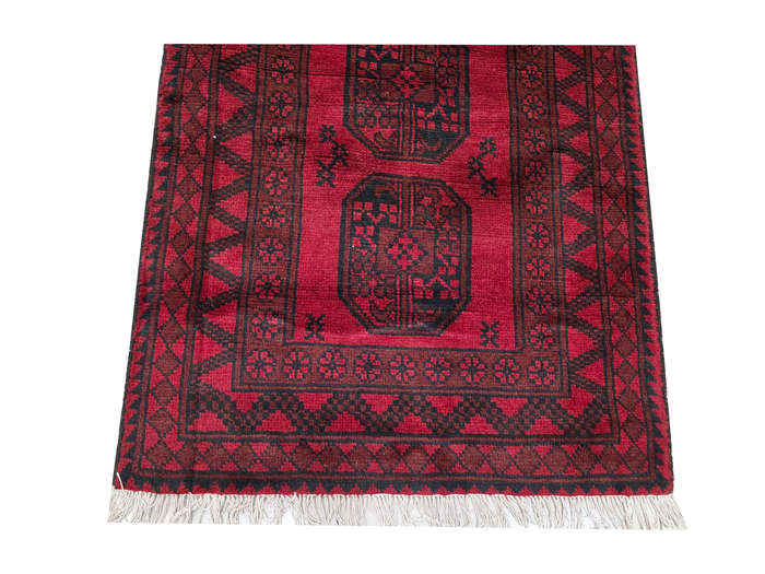 Afghan Elephant foot design Carpet 146 x 99cm