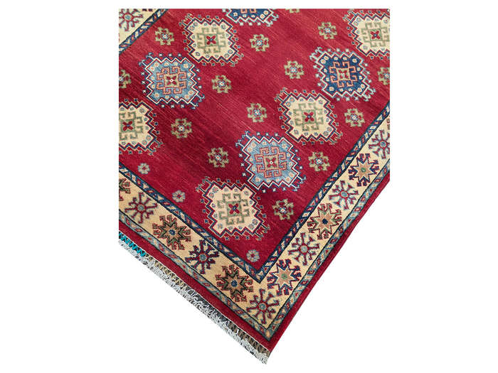 Red Color Afghan Ariana Handmade Carpet 179 x 117 CM